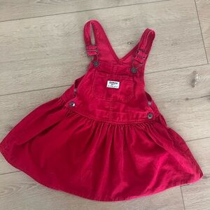 Vintage OshKosh B'gosh Red Kids Overall jumper